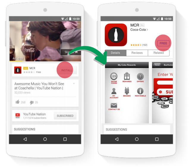 Youtube應(yīng)用下載廣告