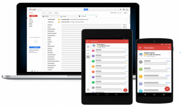 Gmail廣告
